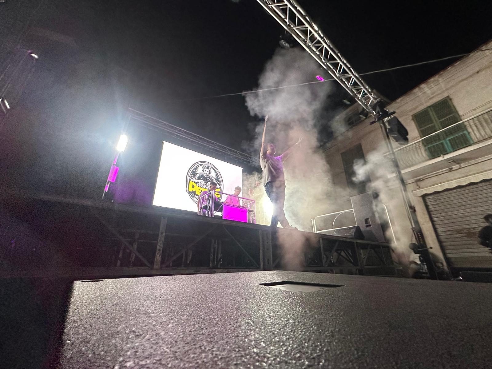 Nottambula — San Salvo (CH): allestimento audio, luci e palco di Magic Stunts